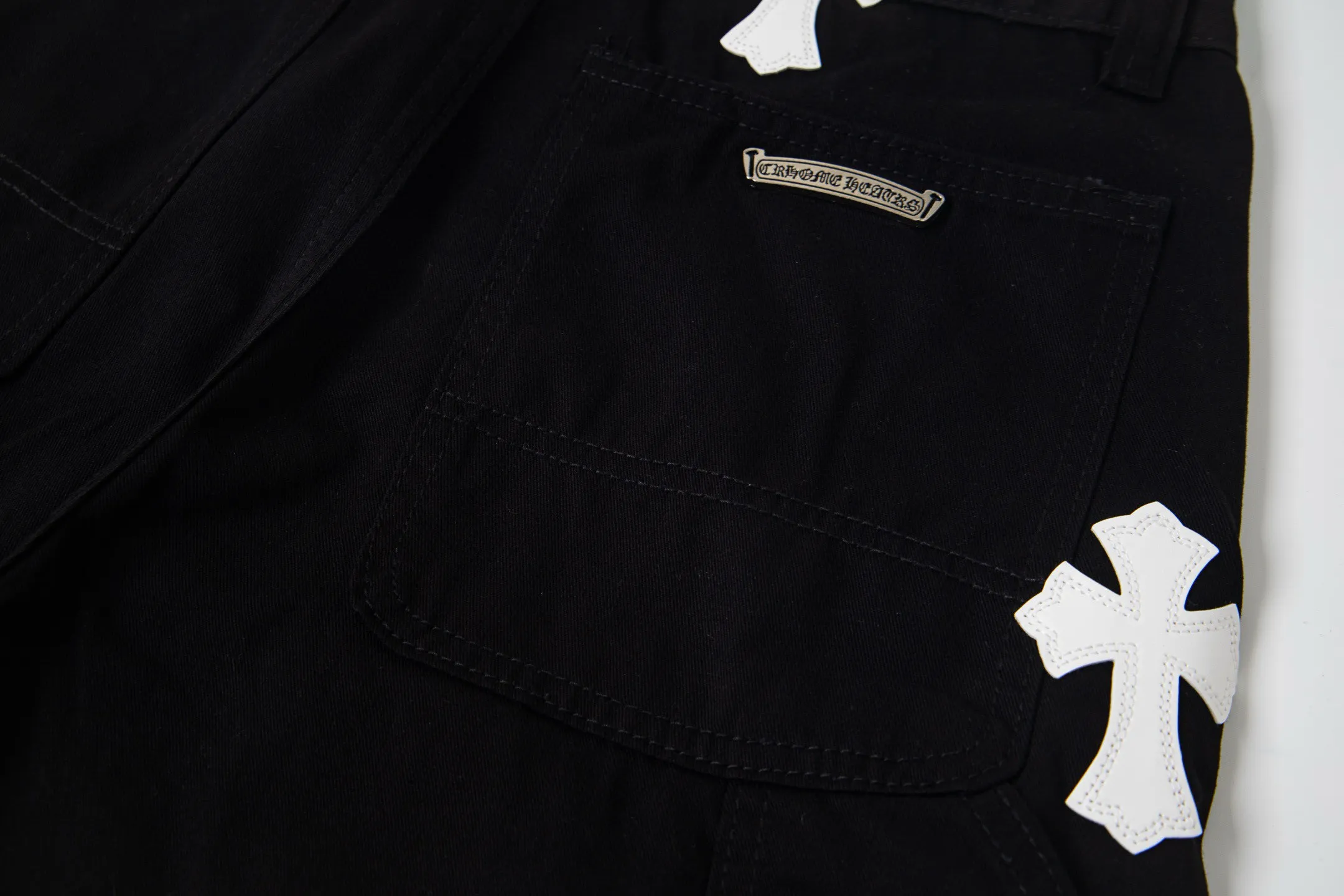 150 Chrome Hearts Hot Sale ch ， ！！ Premium ， ， ， ， ， ： # ：Black Size：28 30 32 34 36